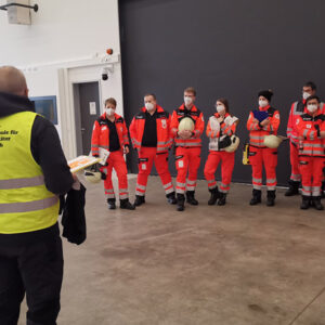 Einsatznachbesprechung/Debriefing der Großschadenslagenübung